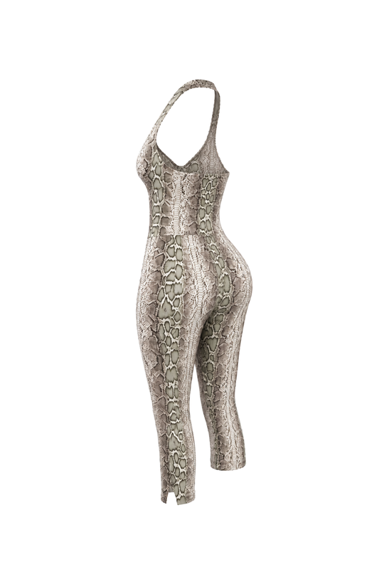 Snake Print Romper
