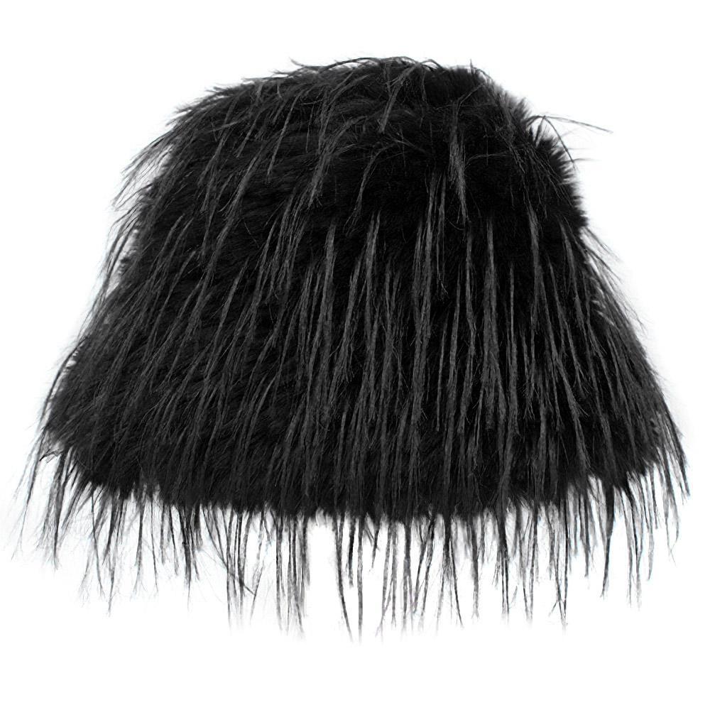 Fluffy Faux Fur Bucket Hat
