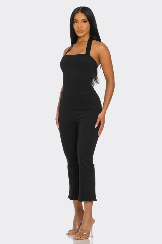 Halter Capri Jumpsuit