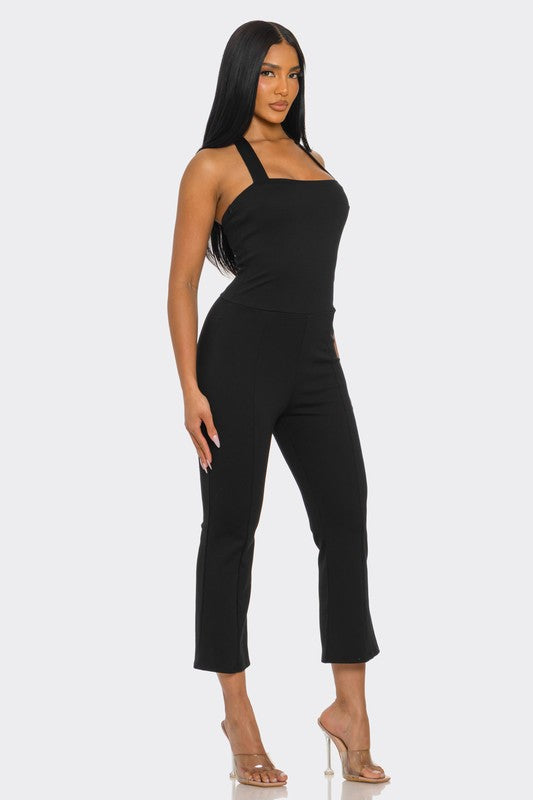 Halter Capri Jumpsuit