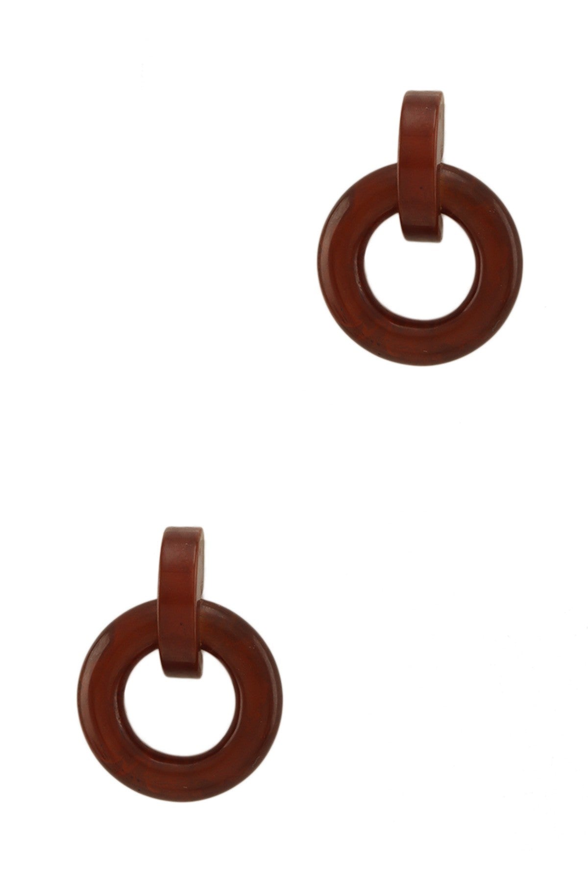 Halo Resin Drop Earrings