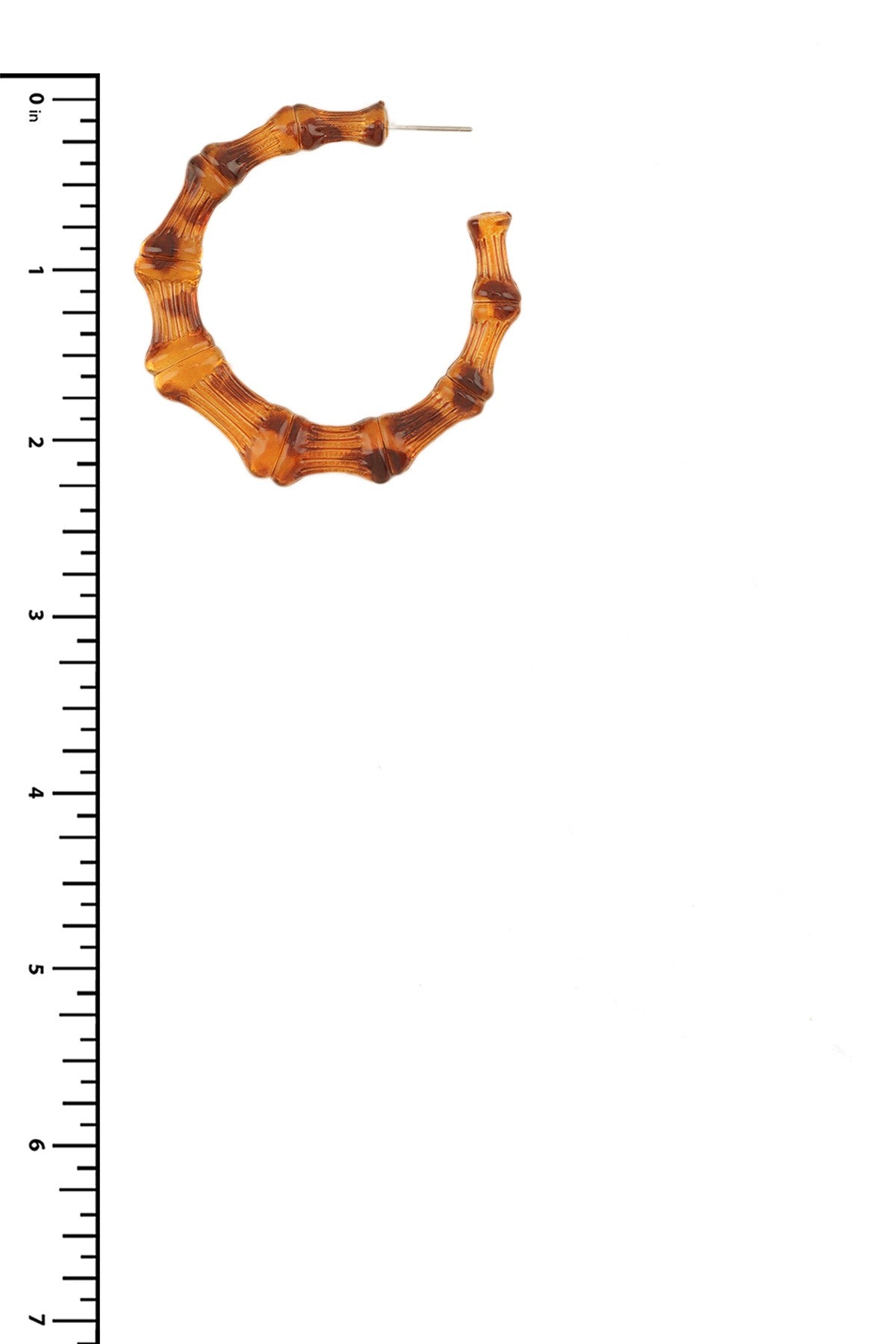 Tortoise Bamboo Earrings