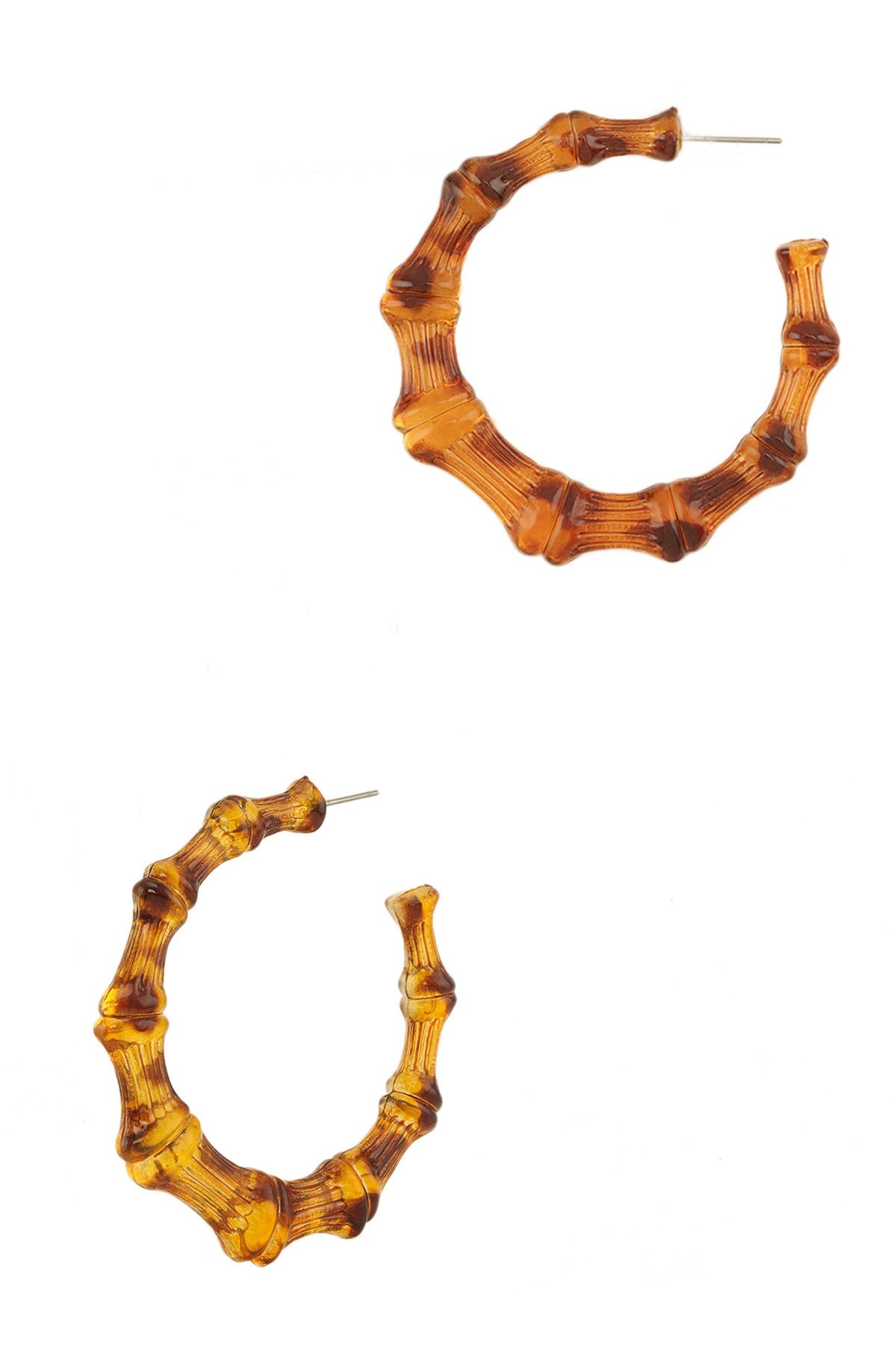 Tortoise Bamboo Earrings