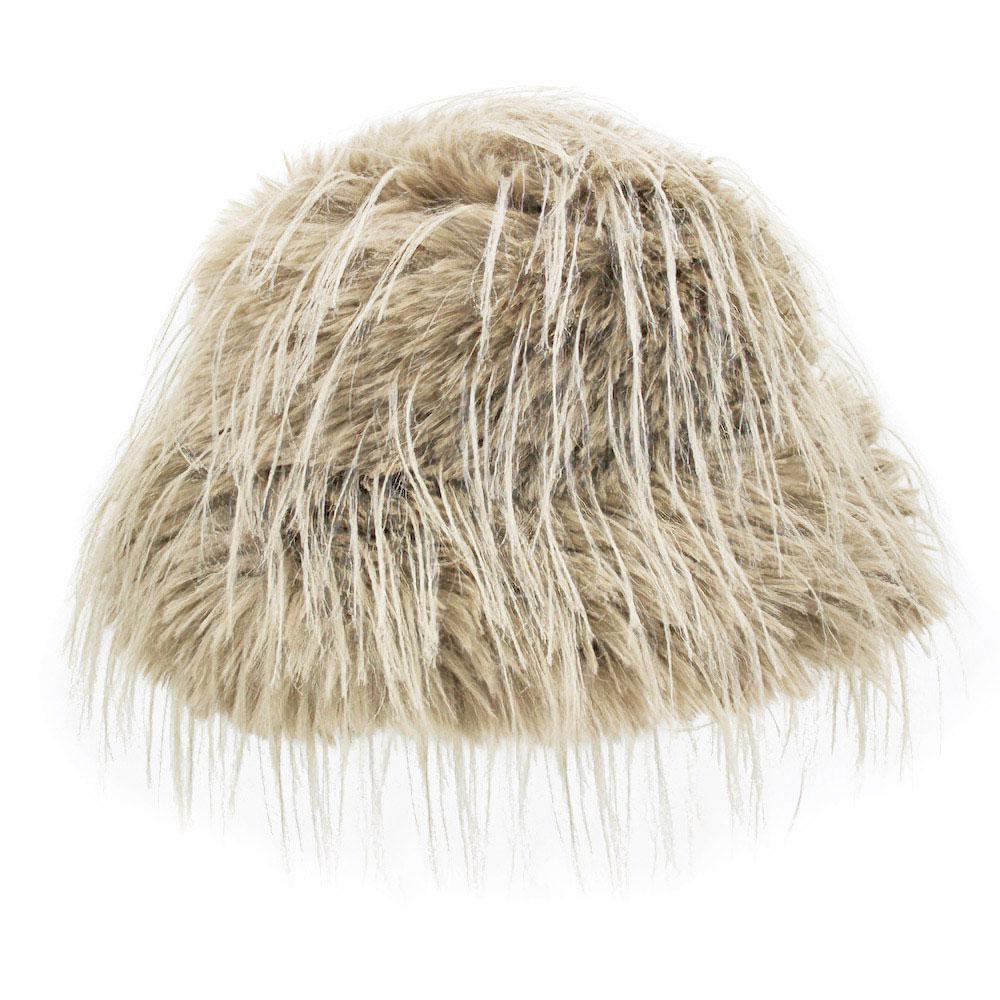Fluffy Faux Fur Bucket Hat