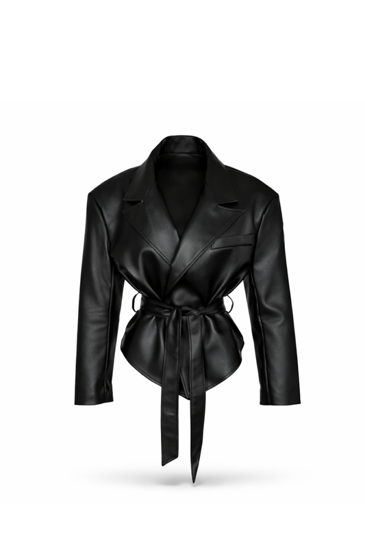 Faux Leather Moto Jacket