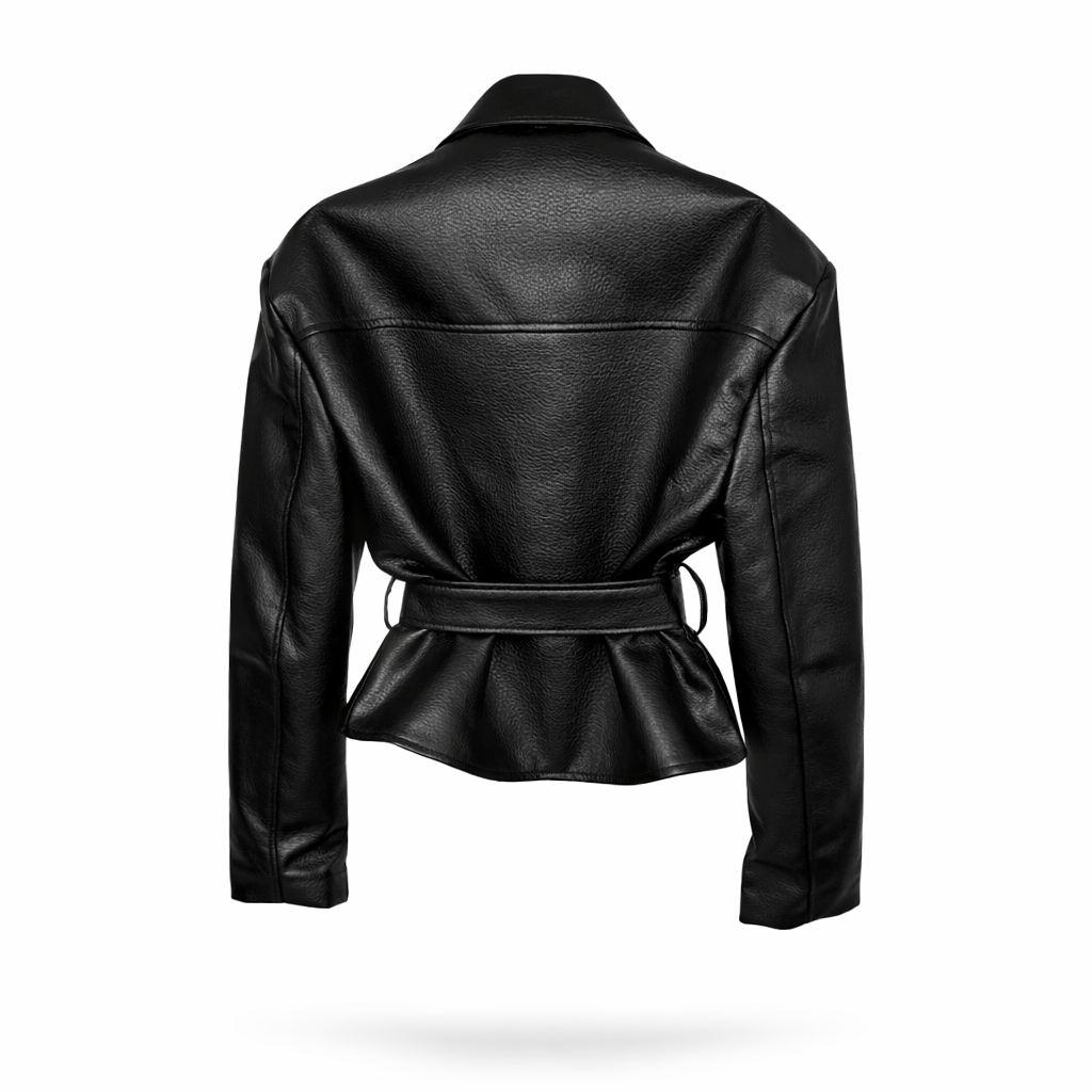 Faux Leather Moto Jacket