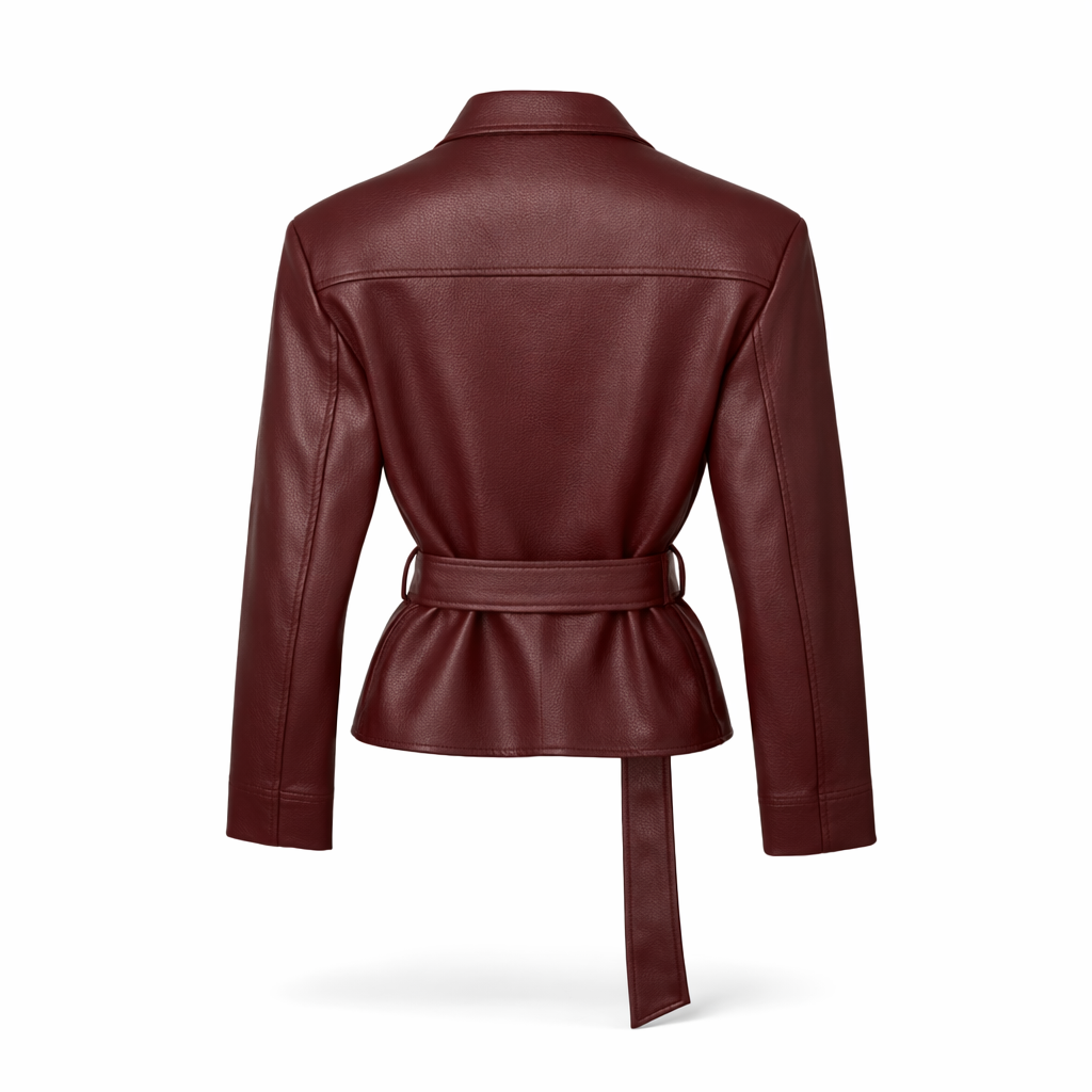 Faux Leather Moto Jacket