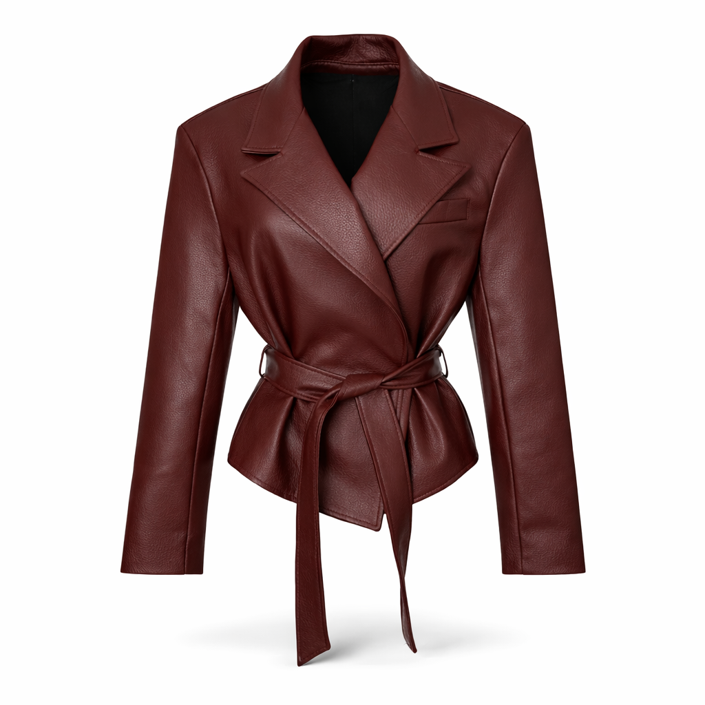 Faux Leather Moto Jacket