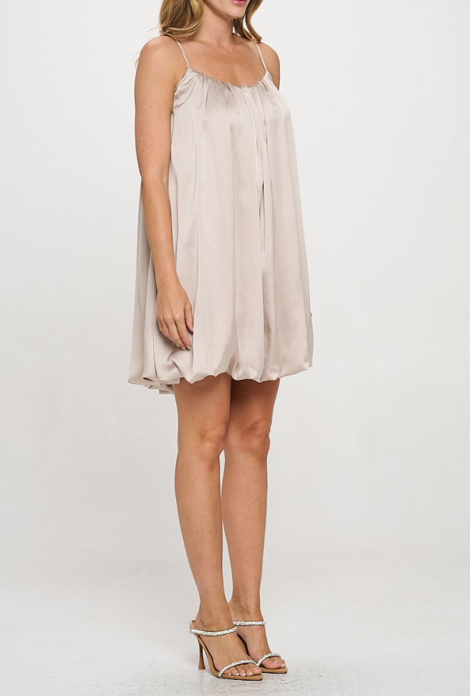 Satin Bubble Dress