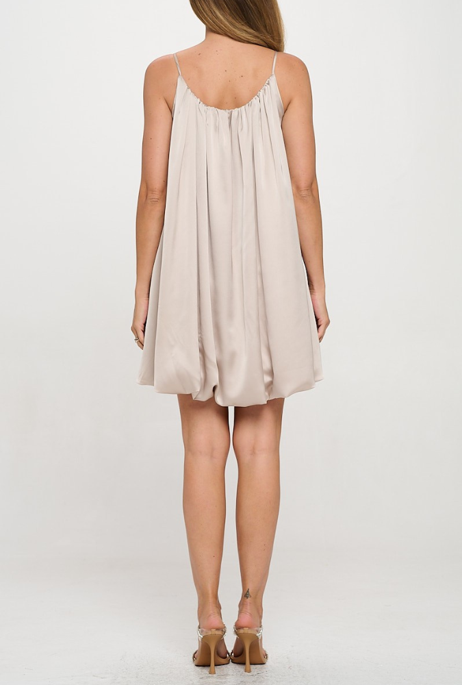 Satin Bubble Dress
