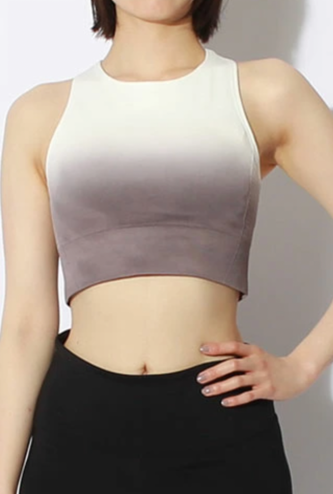 Seamless Ombré Crop Top