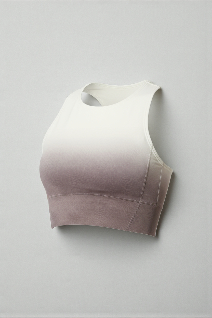 Seamless Ombré Crop Top