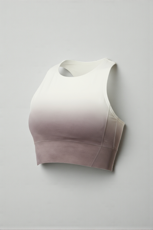 Seamless Ombré Crop Top