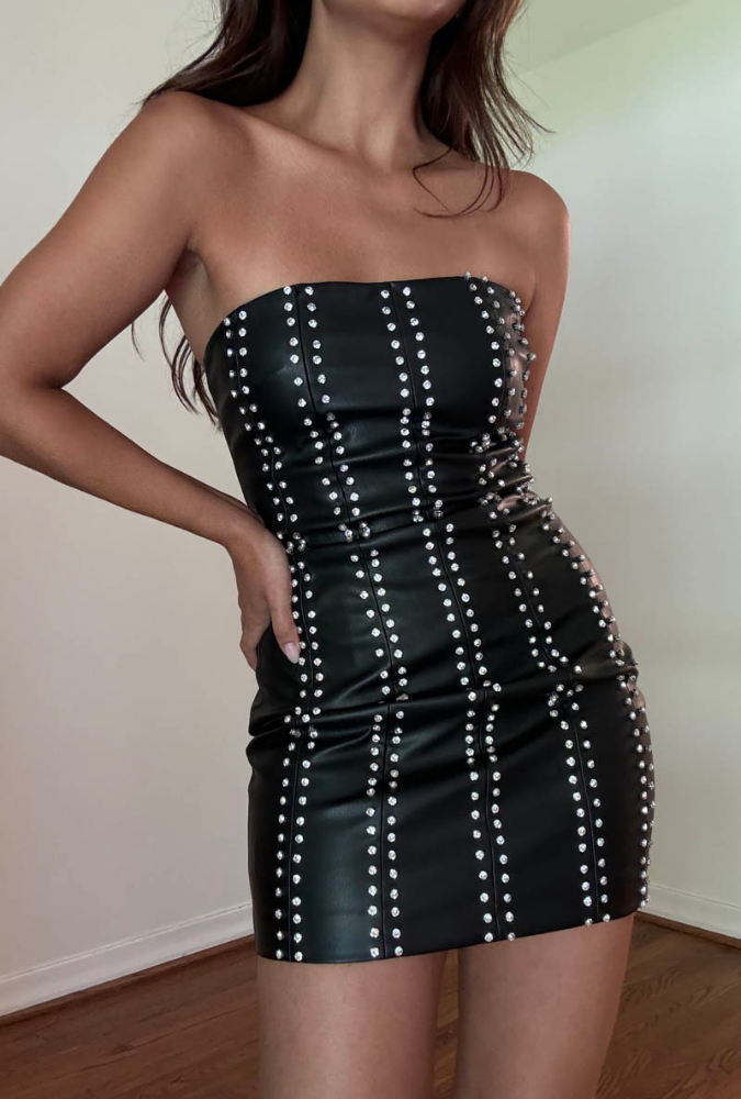 Studded Silence Mini Dress