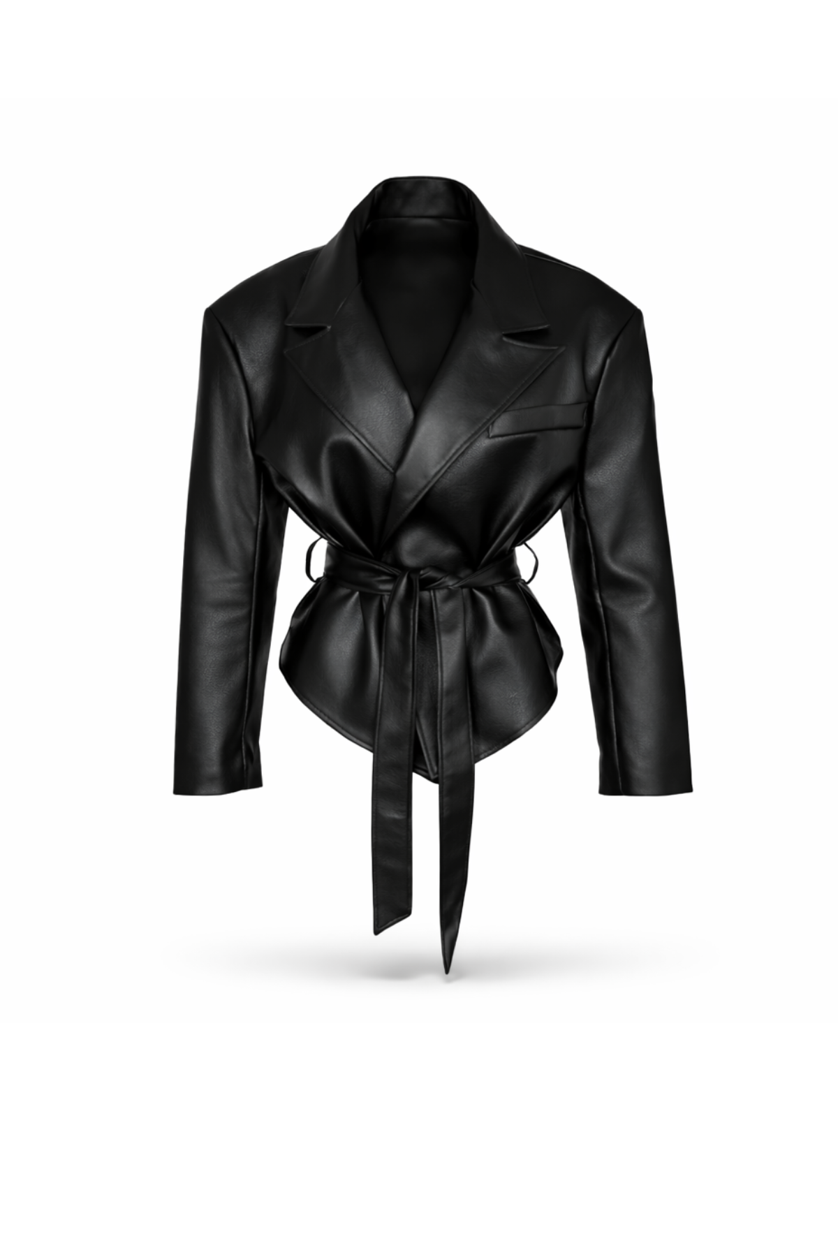 Faux Leather Moto Jacket