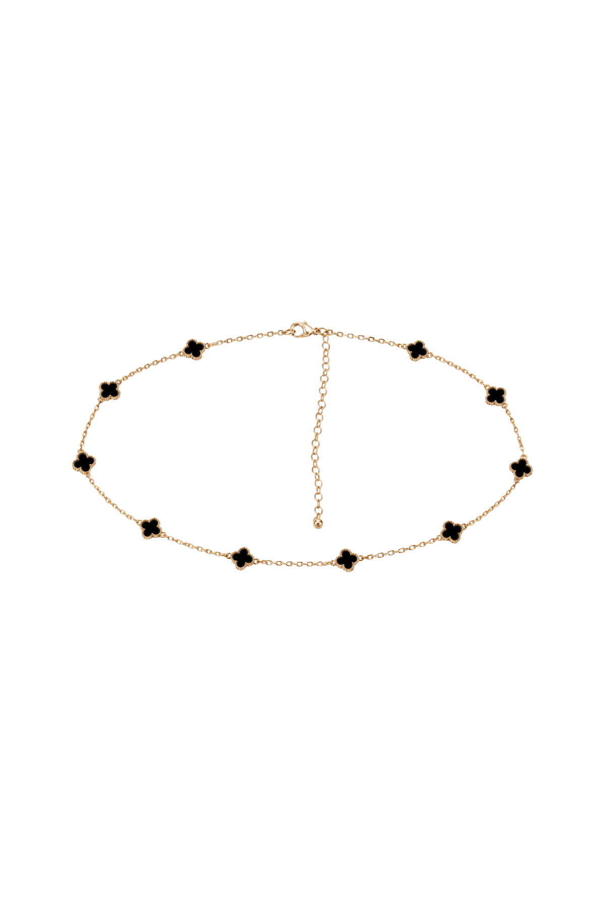 Clover Accent Metal Belt 45"L