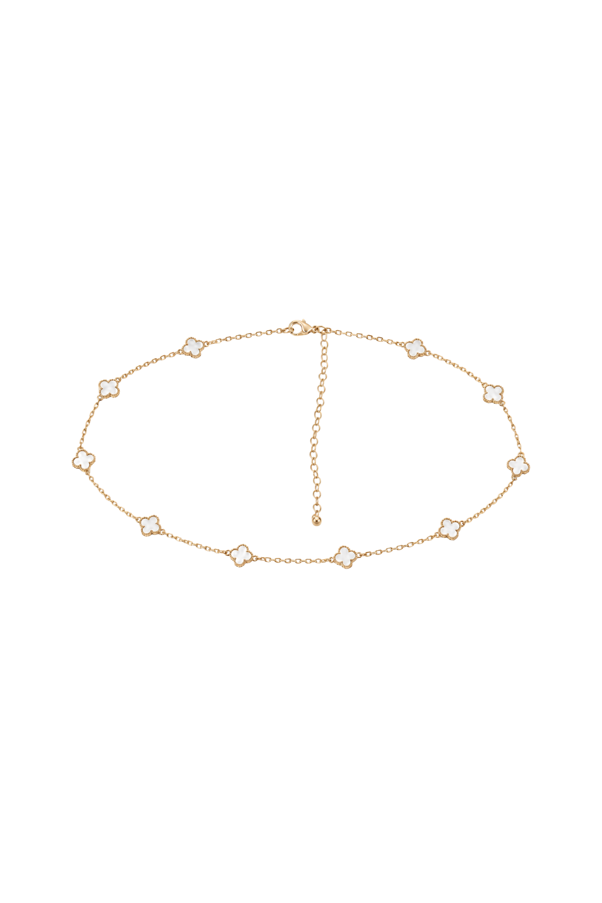 Clover Accent Metal Belt 45"L