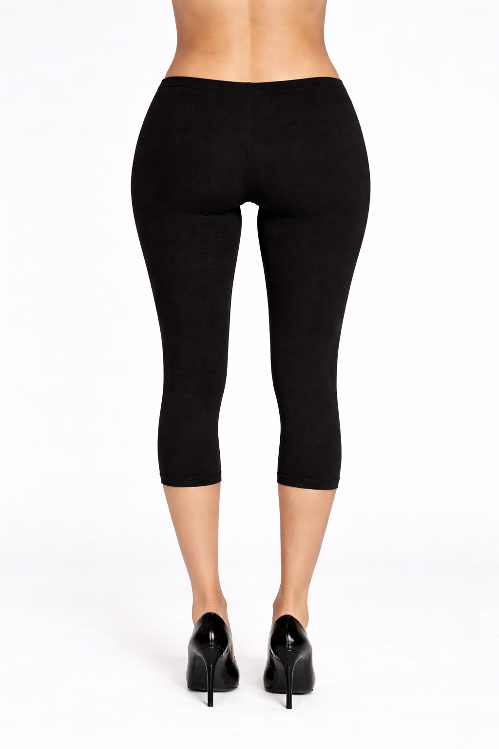 Cotton Jersey Capri Leggings