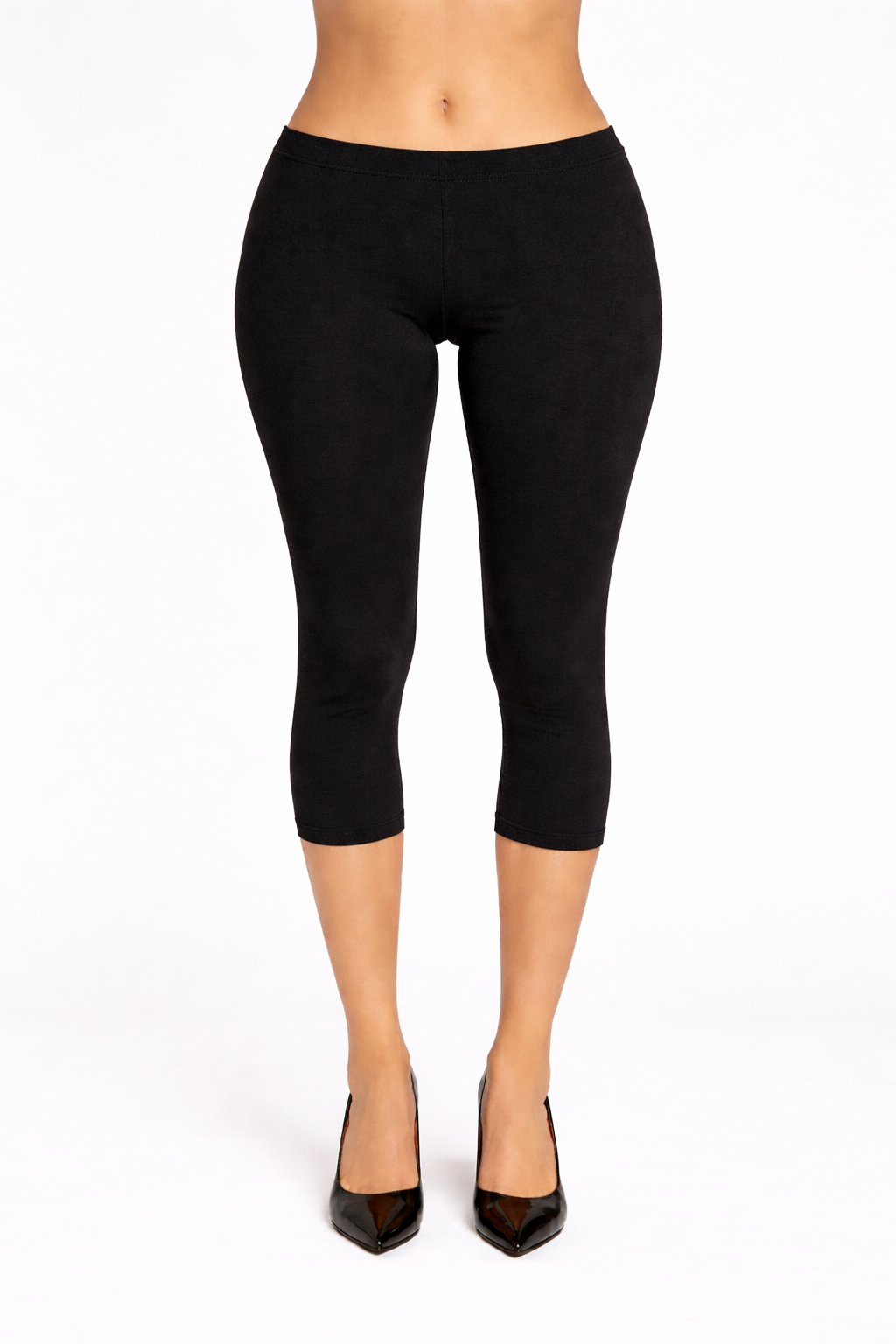 Cotton Jersey Capri Leggings