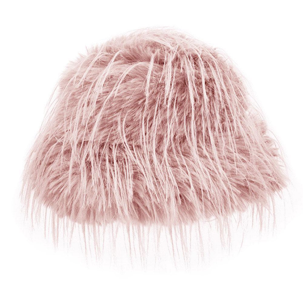 Fluffy Faux Fur Bucket Hat