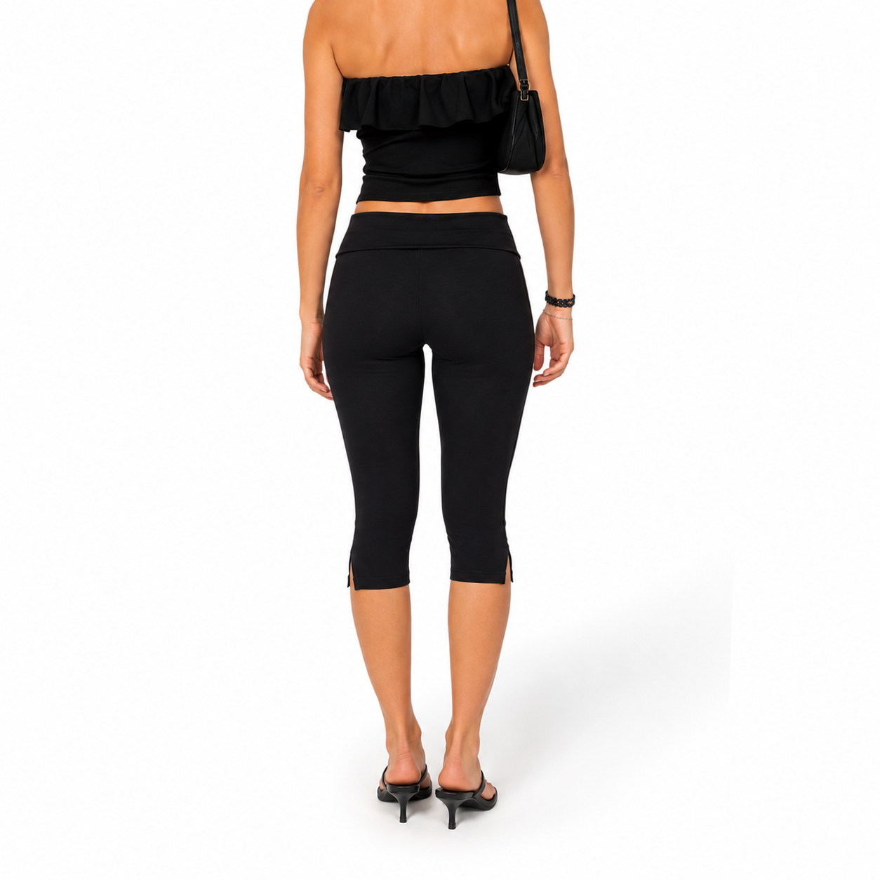 Everyday Split Hem Capris
