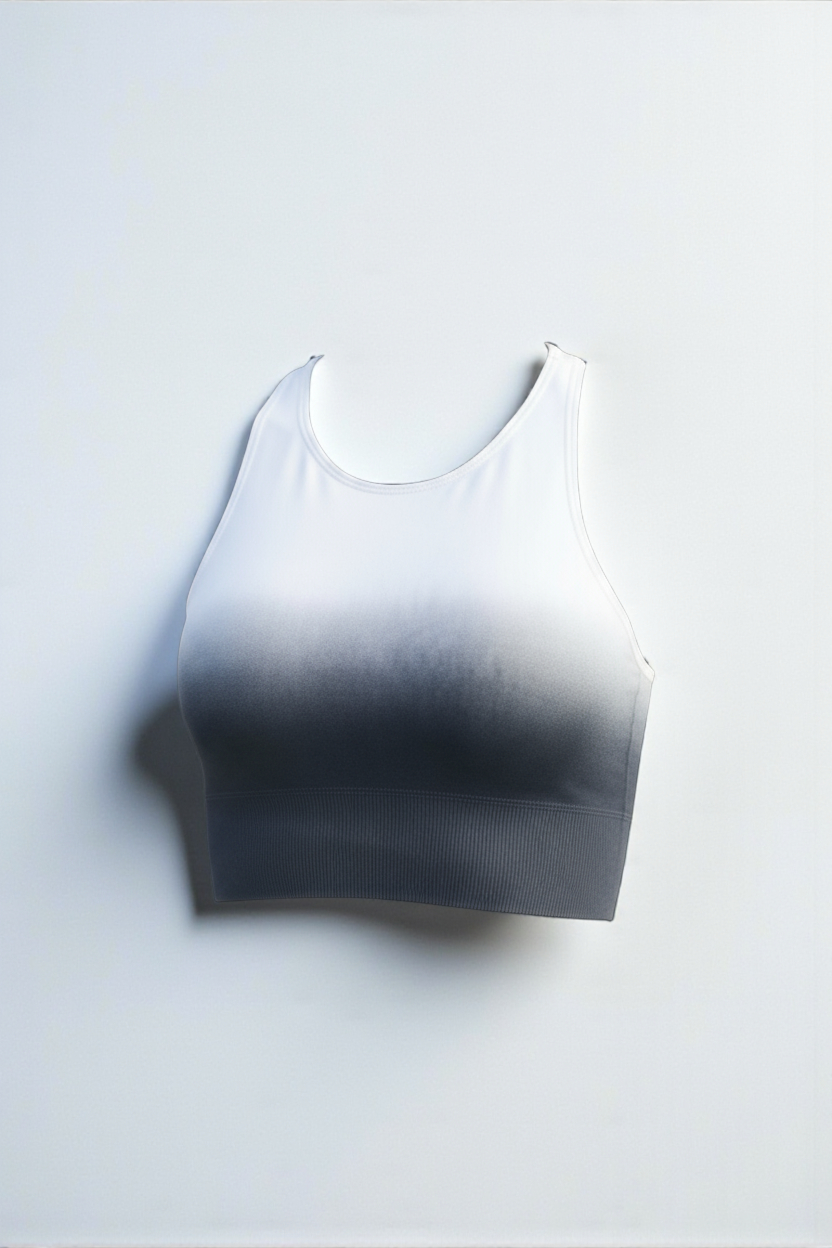 Seamless Ombré Crop Top