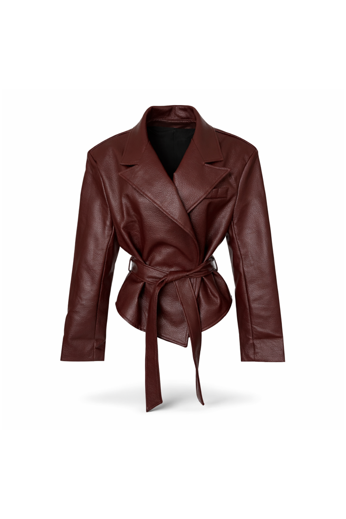Faux Leather Moto Jacket